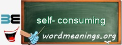 WordMeaning blackboard for self-consuming